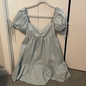 Olivaceous dress, size small, light blue